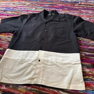 George Black Button-Up Shirt